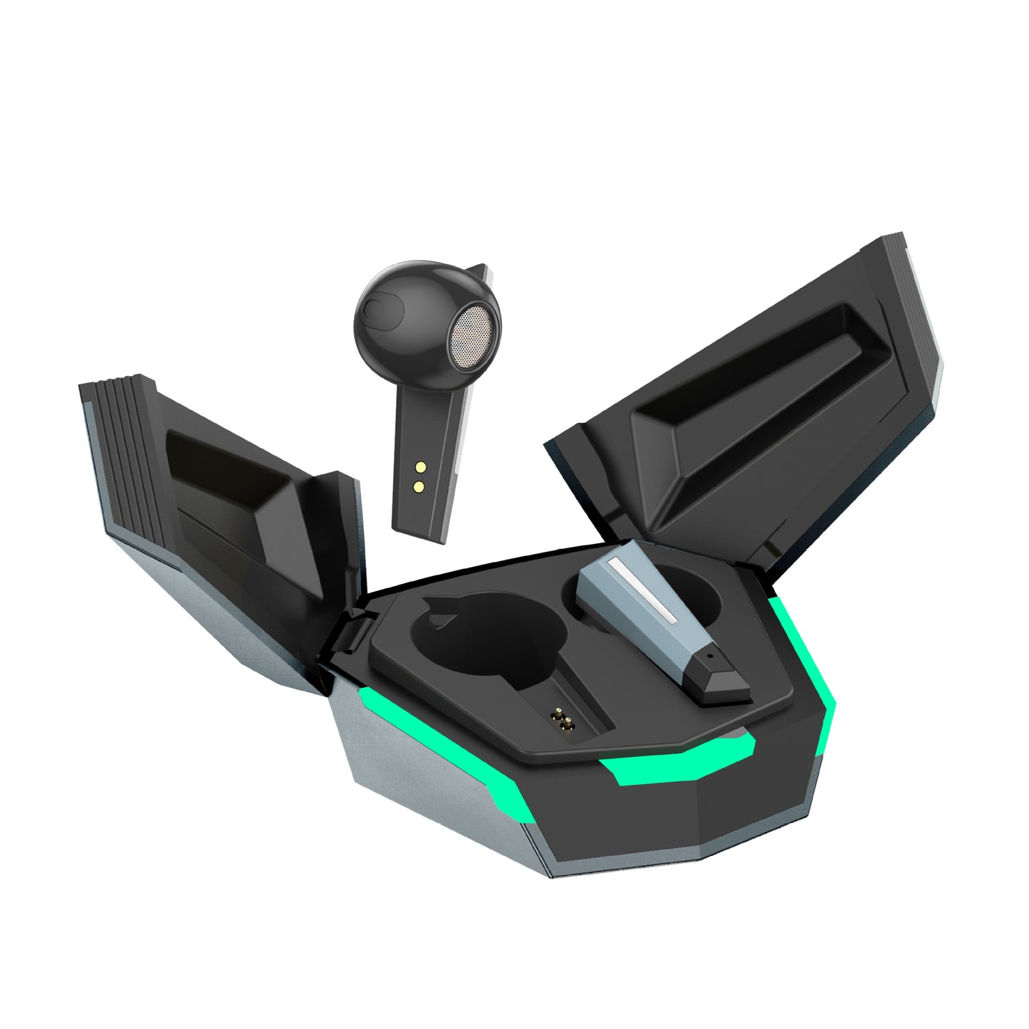 New Scissors Gate Gaming Wireless Earphones G6 with No Delay for Sports and Ultra Long Battery Life